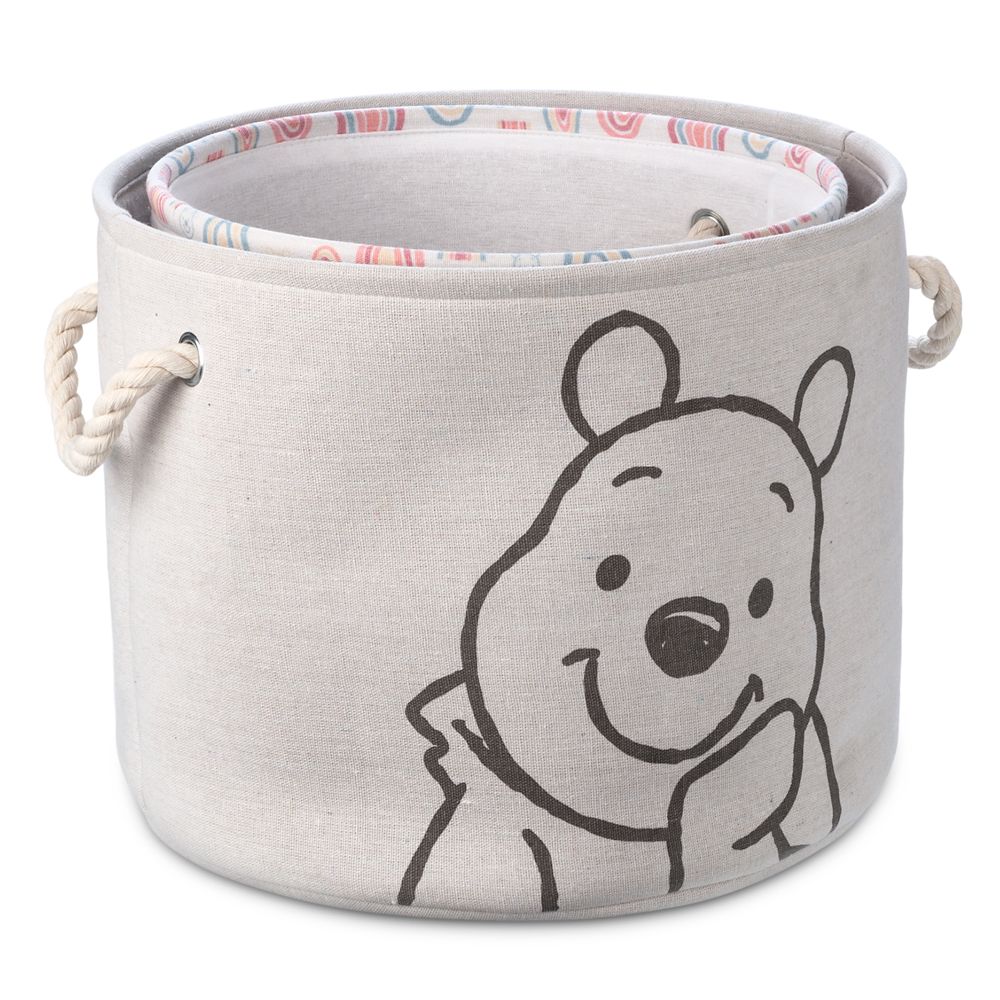 Winnie the Pooh Canvas Storage Bin Set