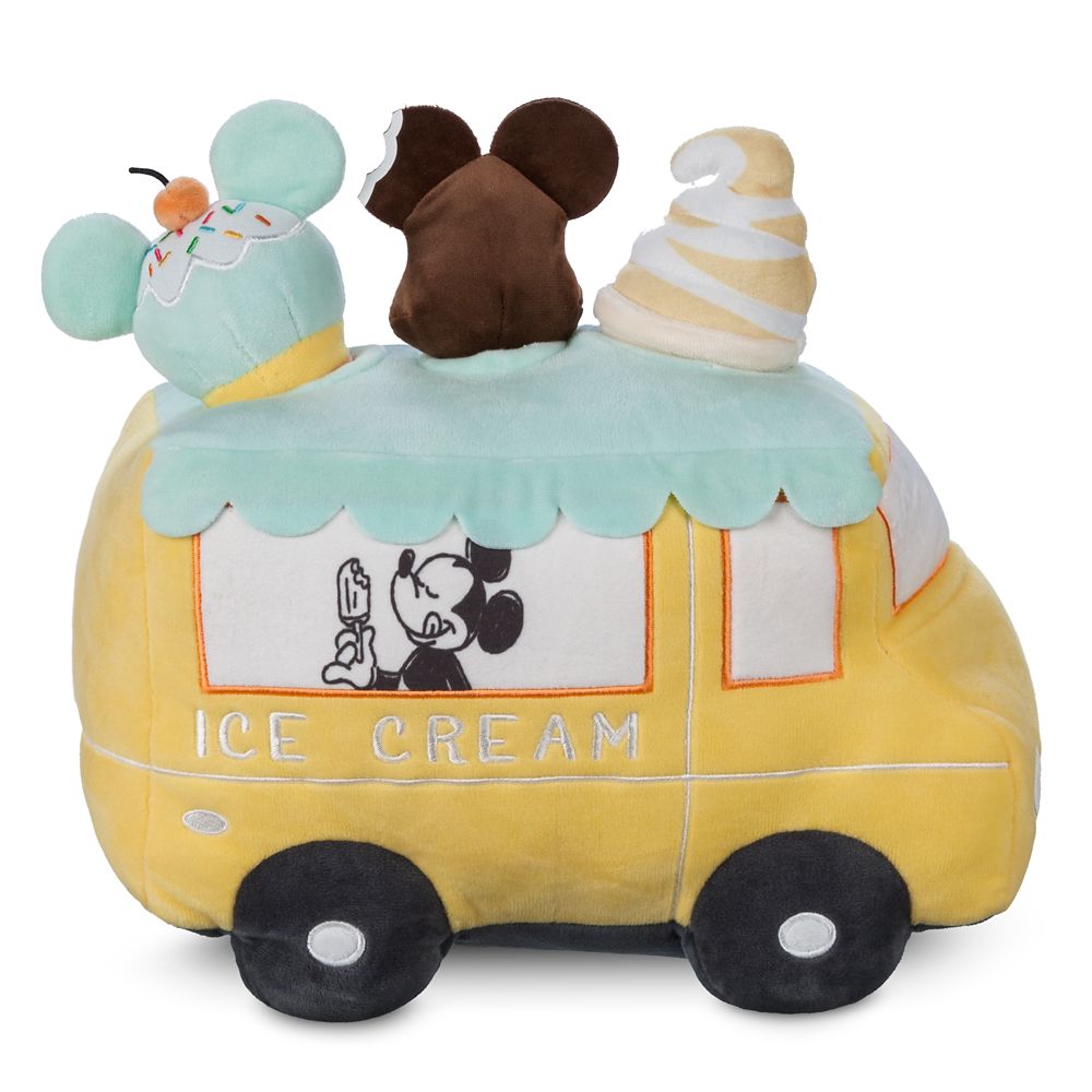 Mickey Mouse Ice Cream Truck Plush Pet Toy is available online