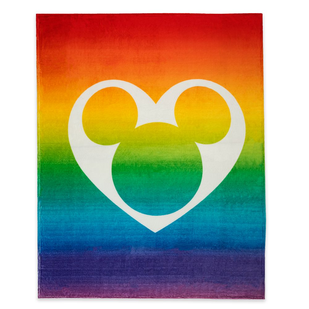 Disney Pride Collection Mickey Mouse Rainbow Throw is now available online