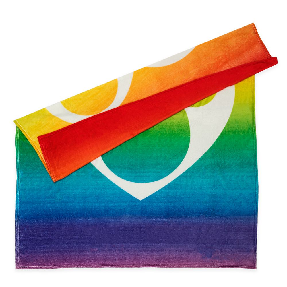 Disney Pride Collection Mickey Mouse Rainbow Throw