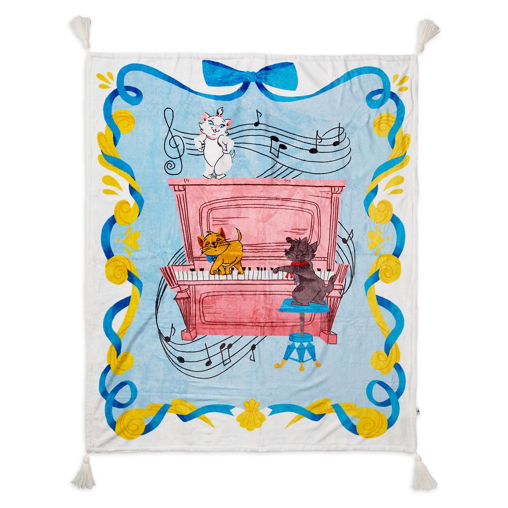 The Aristocats Artist Series Throw by Ann Shen available online for purchase