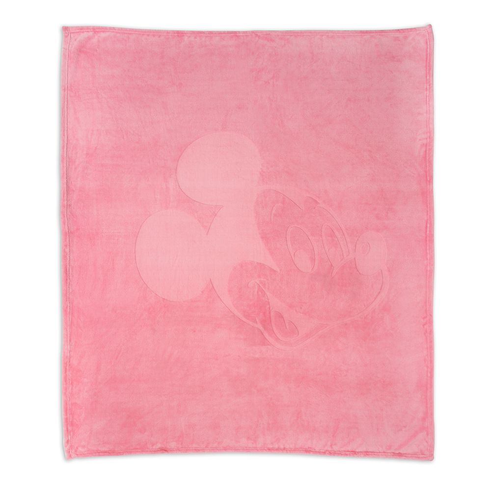 Mickey Mouse Piglet Pink Throw Official shopDisney
