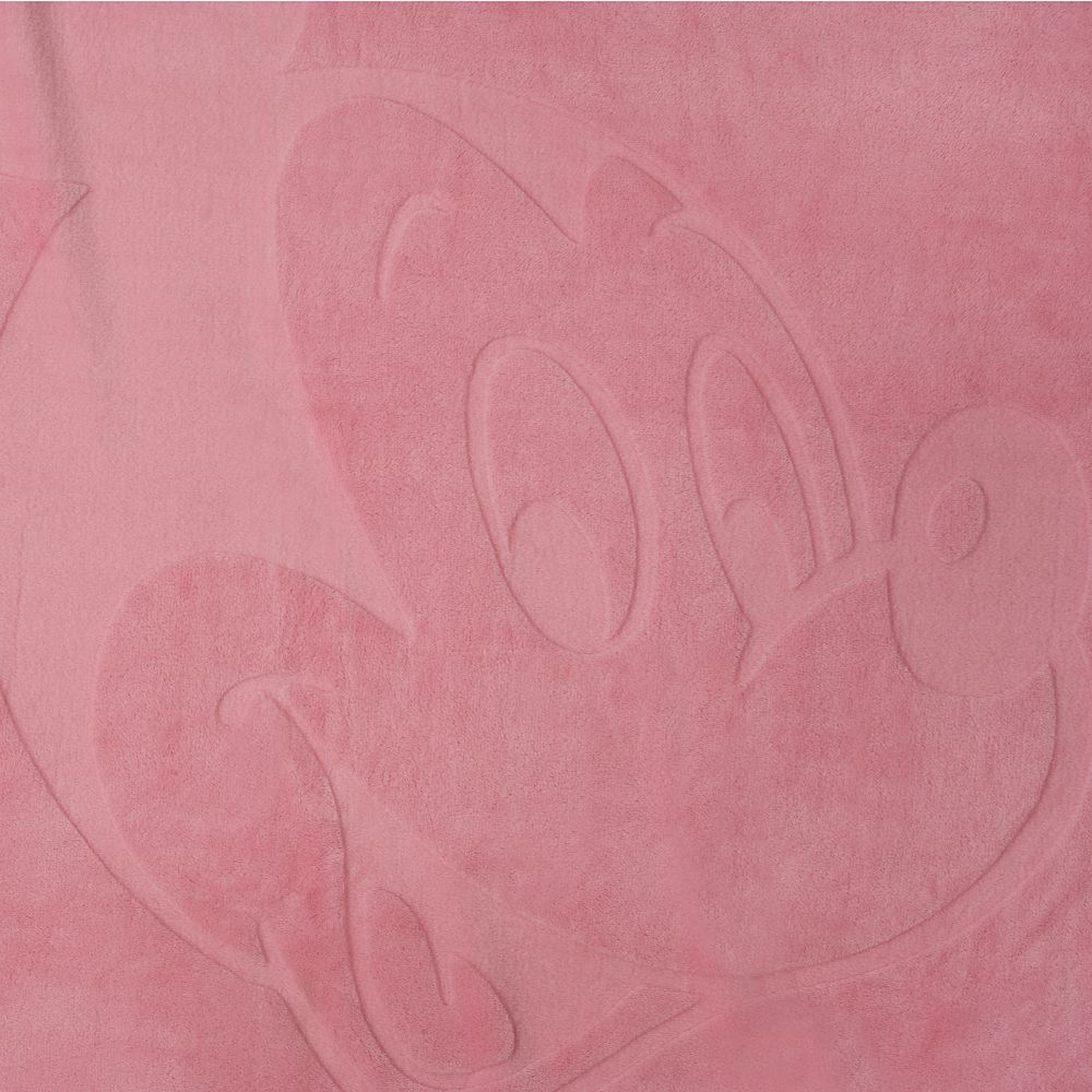 Mickey Mouse Pink Throw