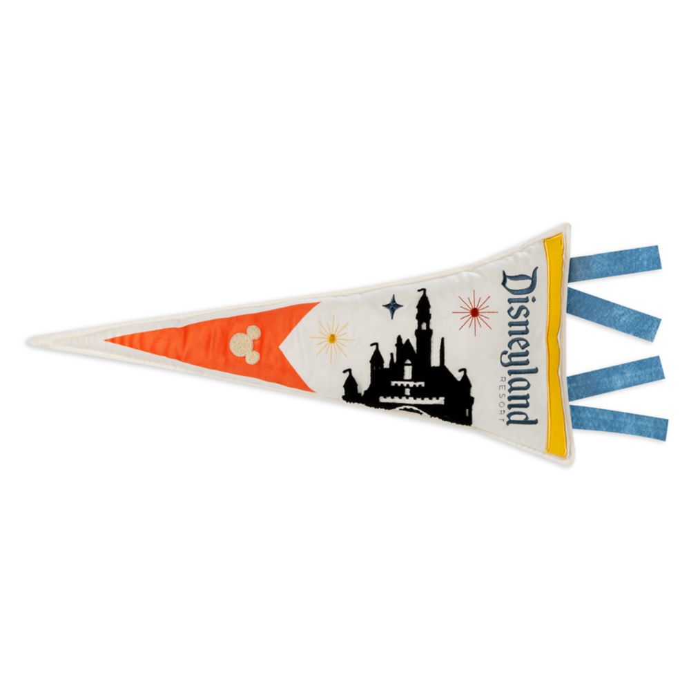 Disneyland 2023 Pennant Pillow is now out for purchase