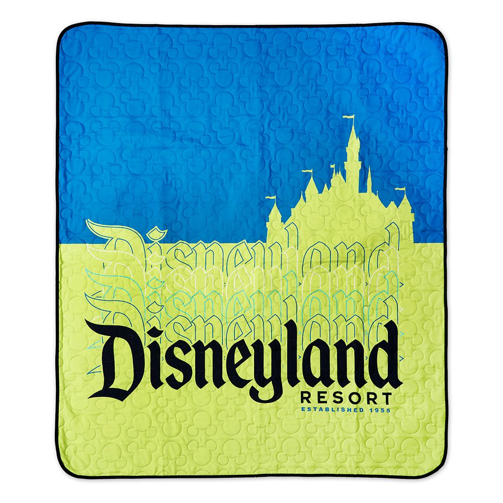 Disneyland Logo Quilted Throw now available for purchase