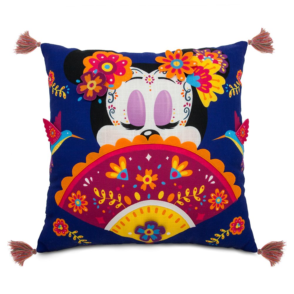 Minnie Mouse Throw Pillow – EPCOT Mexico Pavilion now available online