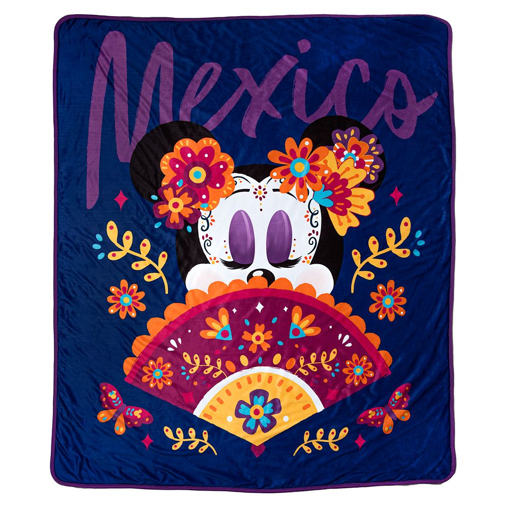 Minnie Mouse Throw – EPCOT Mexico Pavilion now out for purchase