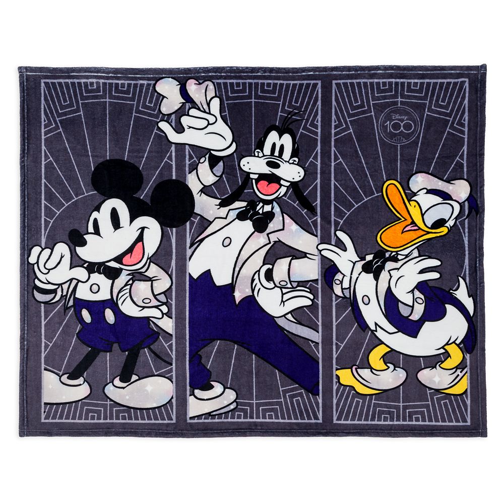 Mickey Mouse and Friends Disney100 Throw is available online