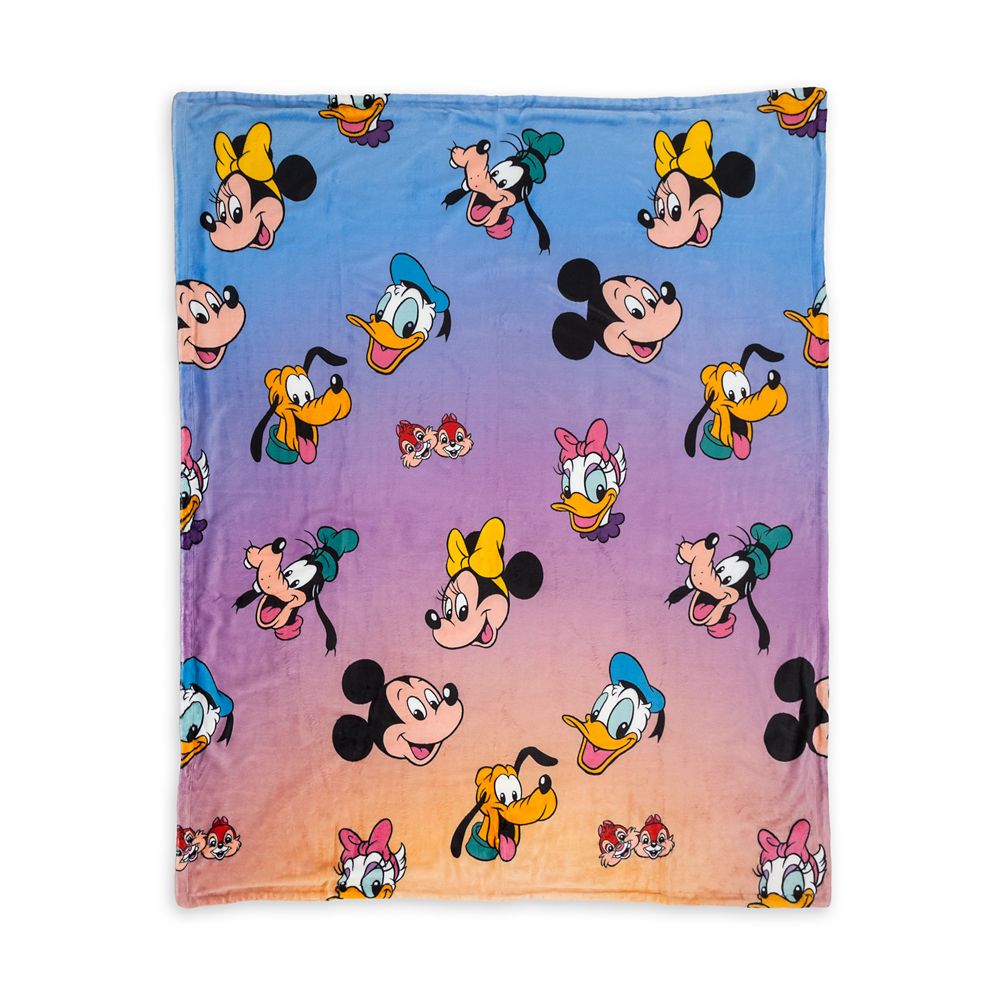 Mickey Mouse and Friends Reversible Fleece Throw available online for purchase