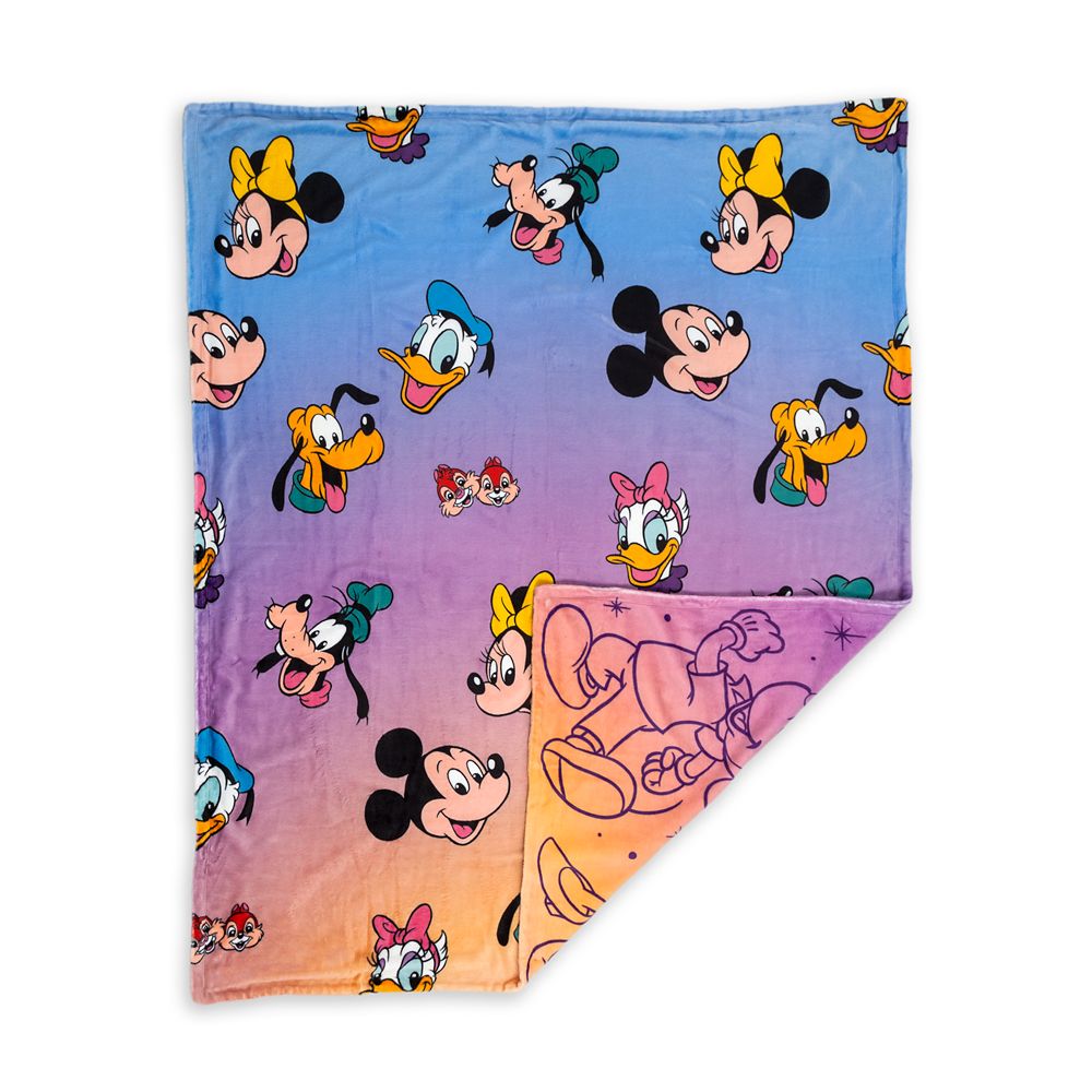 Mickey Mouse and Friends Reversible Fleece Throw