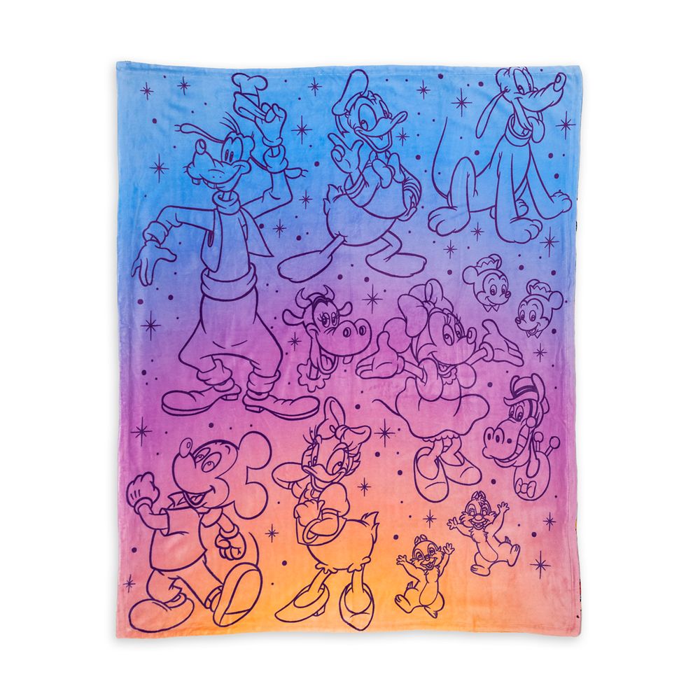 Mickey Mouse and Friends Reversible Fleece Throw