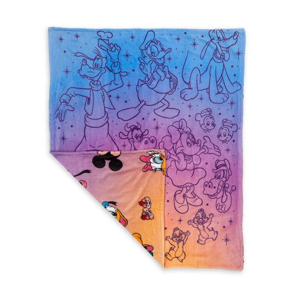 Mickey Mouse and Friends Reversible Fleece Throw