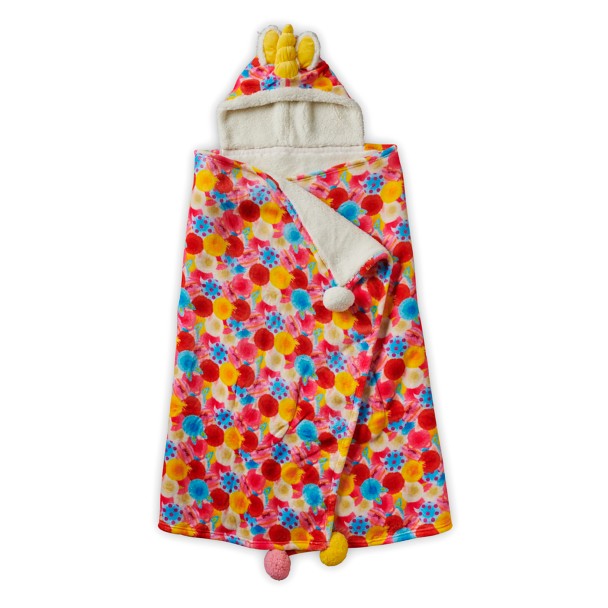 Pixar Fuzzy Fun Hooded Pom Blanket