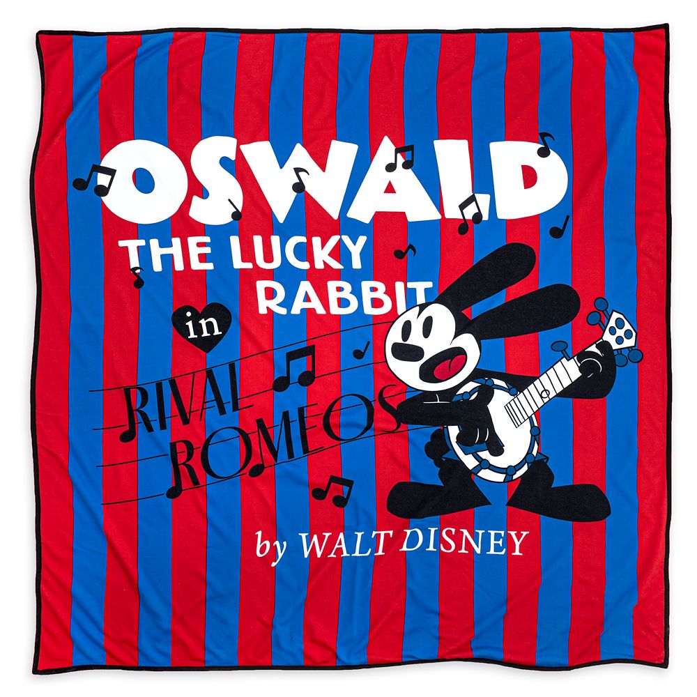 Oswald the Lucky Rabbit ”Rival Romeos” Throw – Disney100 is now available for purchase