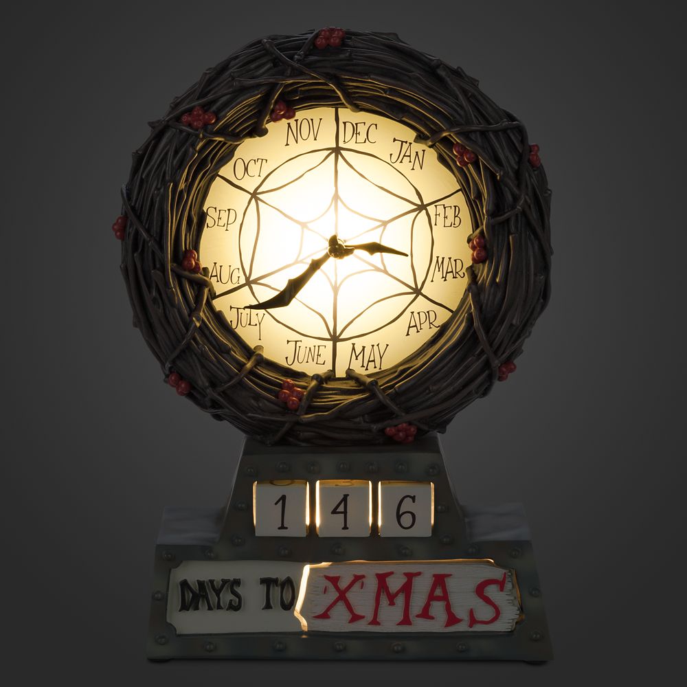 The Nightmare Before Christmas Light-Up Countdown Clock Calendar