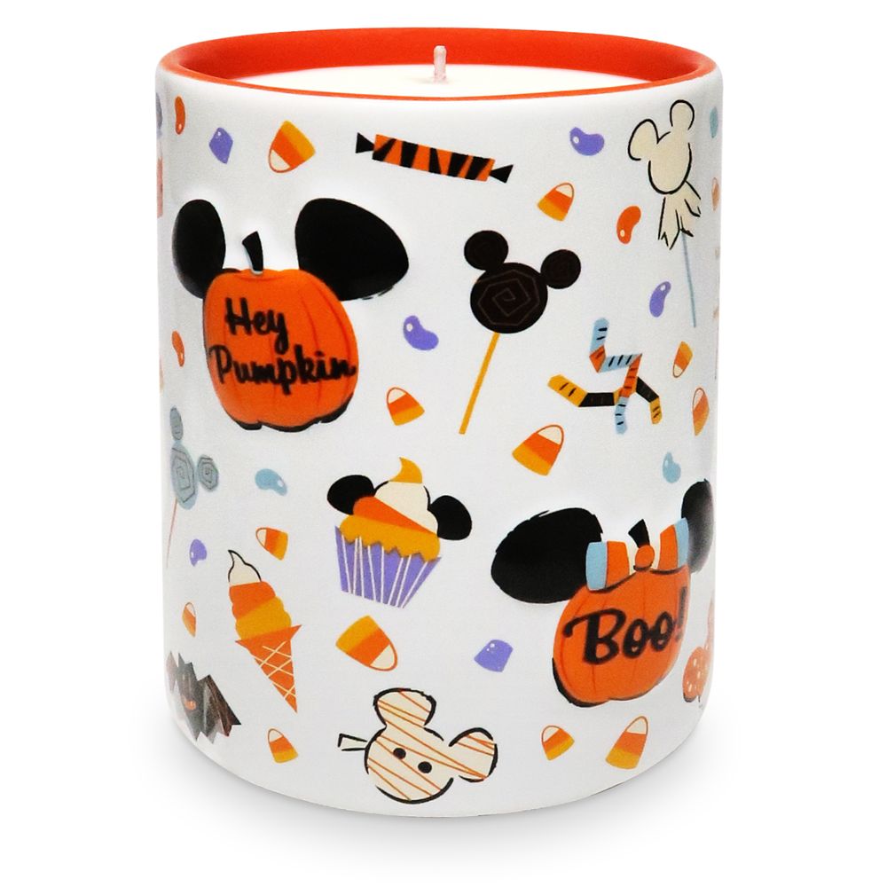 Mickey Mouse Pumpkin Spice Halloween Candle