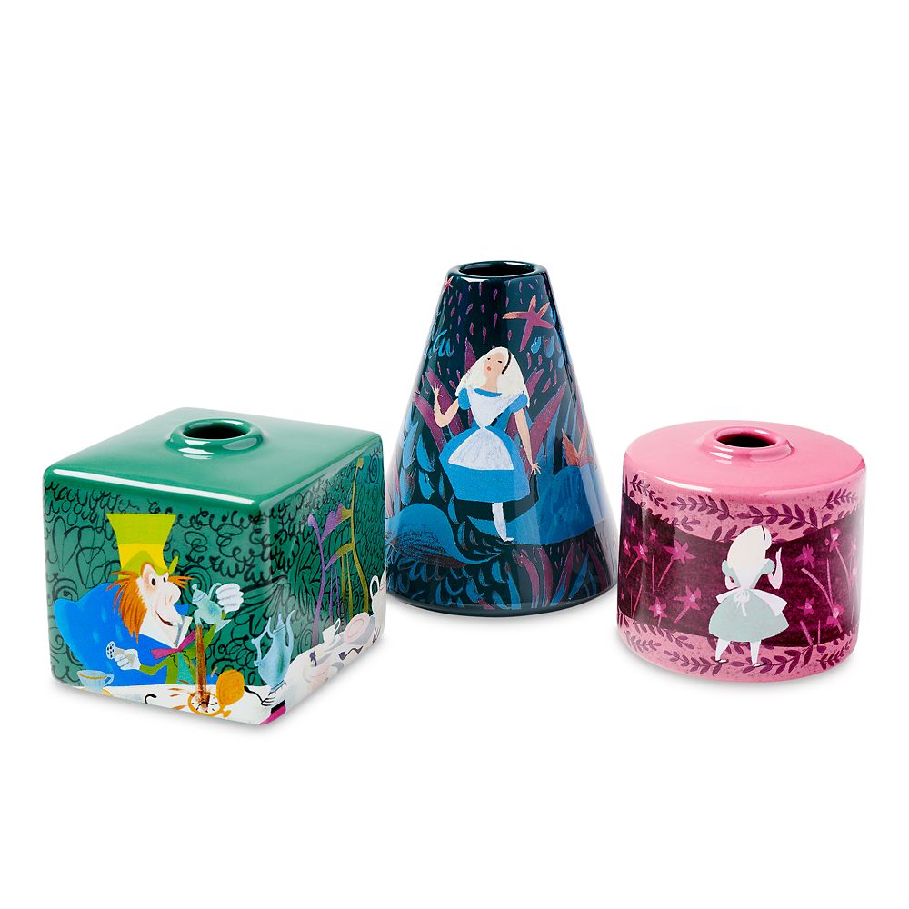 Alice in Wonderland by Mary Blair Vase Set