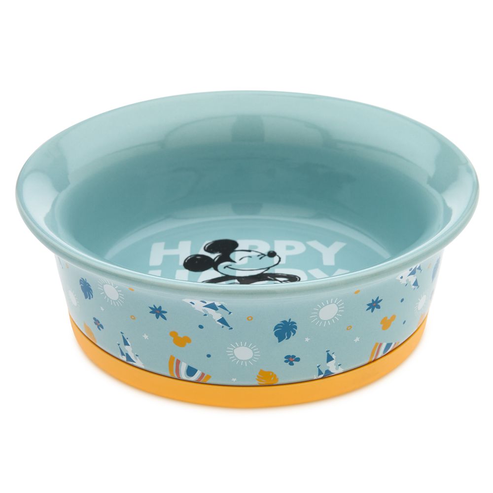 Mickey Mouse Stoneware Pet Bowl