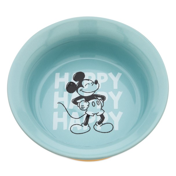 Mickey Mouse Stoneware Pet Bowl
