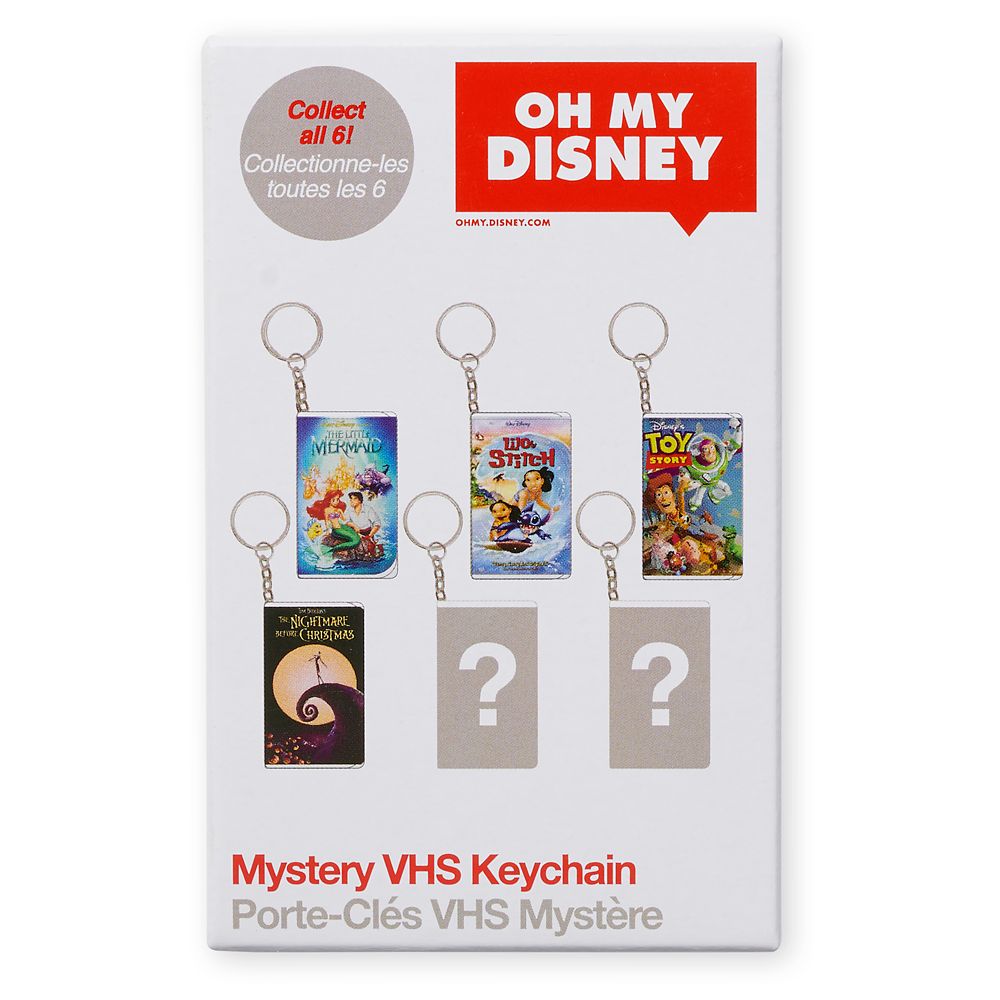 Oh My Disney VHS Cover Mystery Keychain