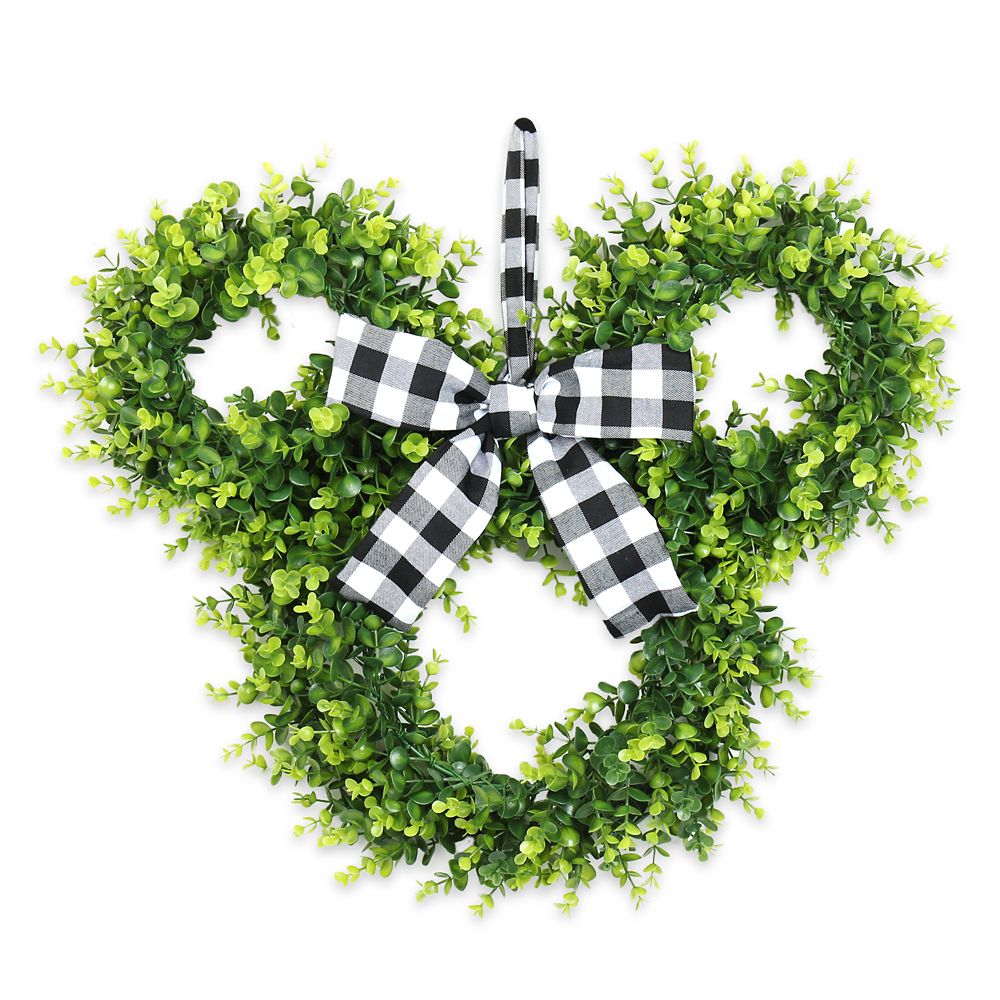 Mickey Mouse Icon Leafy Wreath – Disney Homestead Collection