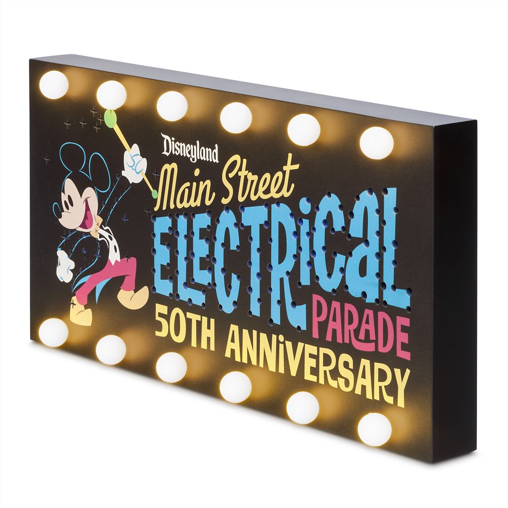 The Main Street Electrical Parade 50th Anniversary Light-Up Wall Decor