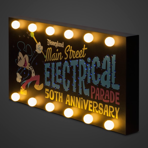 The Main Street Electrical Parade 50th Anniversary Light-Up Wall Decor