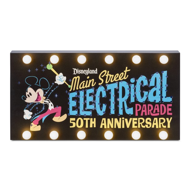 The Main Street Electrical Parade 50th Anniversary Light-Up Wall Decor