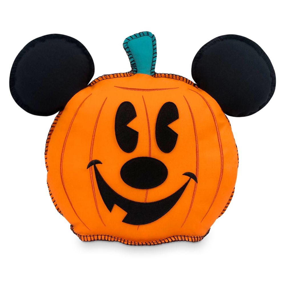 Mickey Mouse Halloween Jack-o'-Lantern Pillow