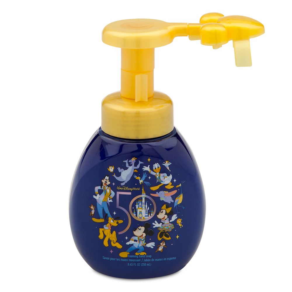 Walt Disney World 50th Anniversary Hand Soap Dispenser. Keep reading to find the best gifts from Disney World.