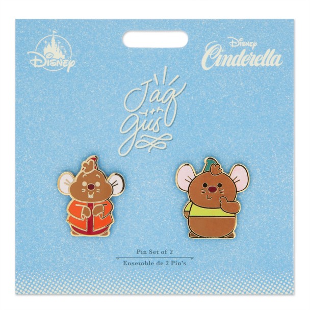Jaq and Gus Pin Set – Cinderella 