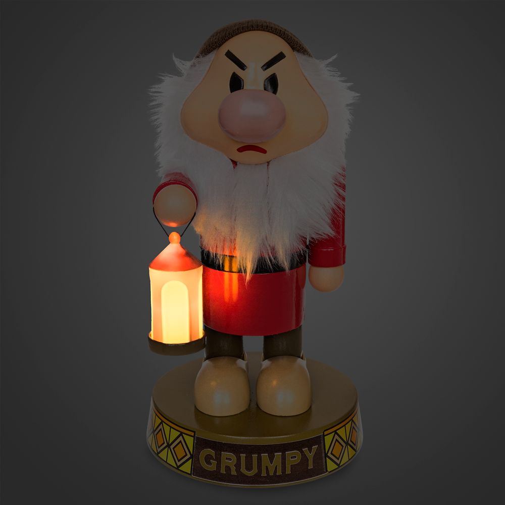 Grumpy Light-Up Nutcracker Figure – Snow White and the Seven Dwarfs