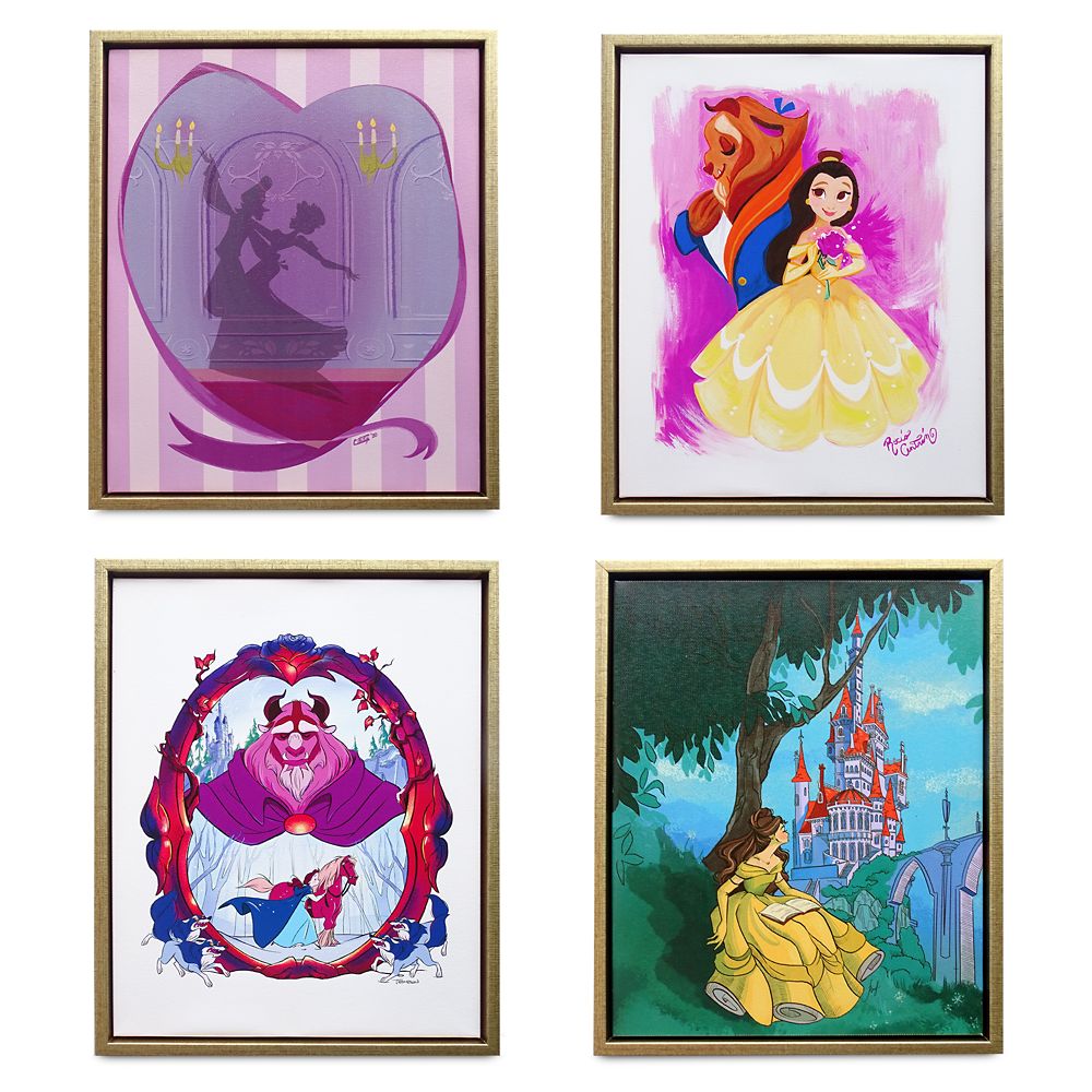 Beauty and the Beast 30th Anniversary Framed Print Set  Limited Edition Official shopDisney