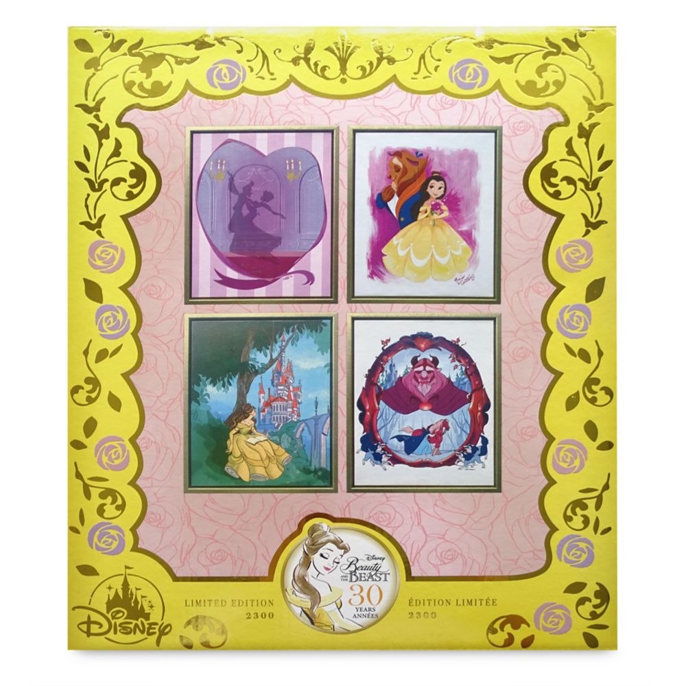 Beauty and the Beast 30th Anniversary Framed Print Set – Limited Edition