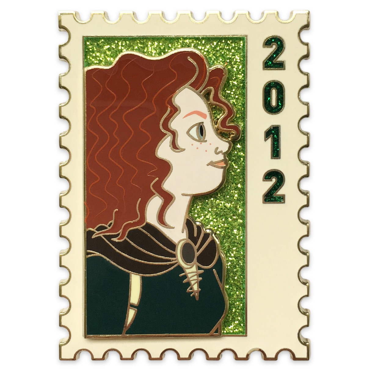 D23-Exclusive Merida Postage Stamp Pin – Brave