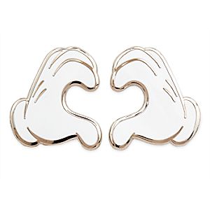 Mickey Mouse Heart Gloves Pin Set