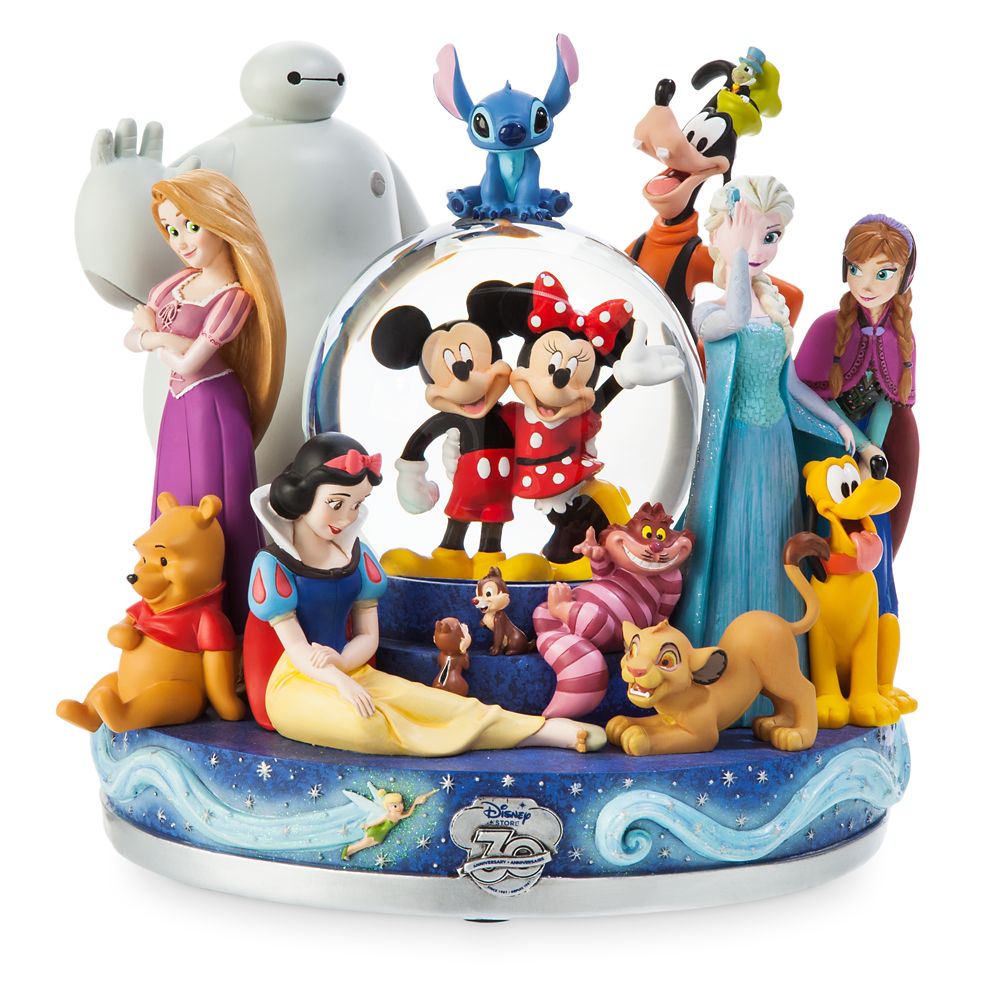 Disney Store 30th Anniversary Snowglobe