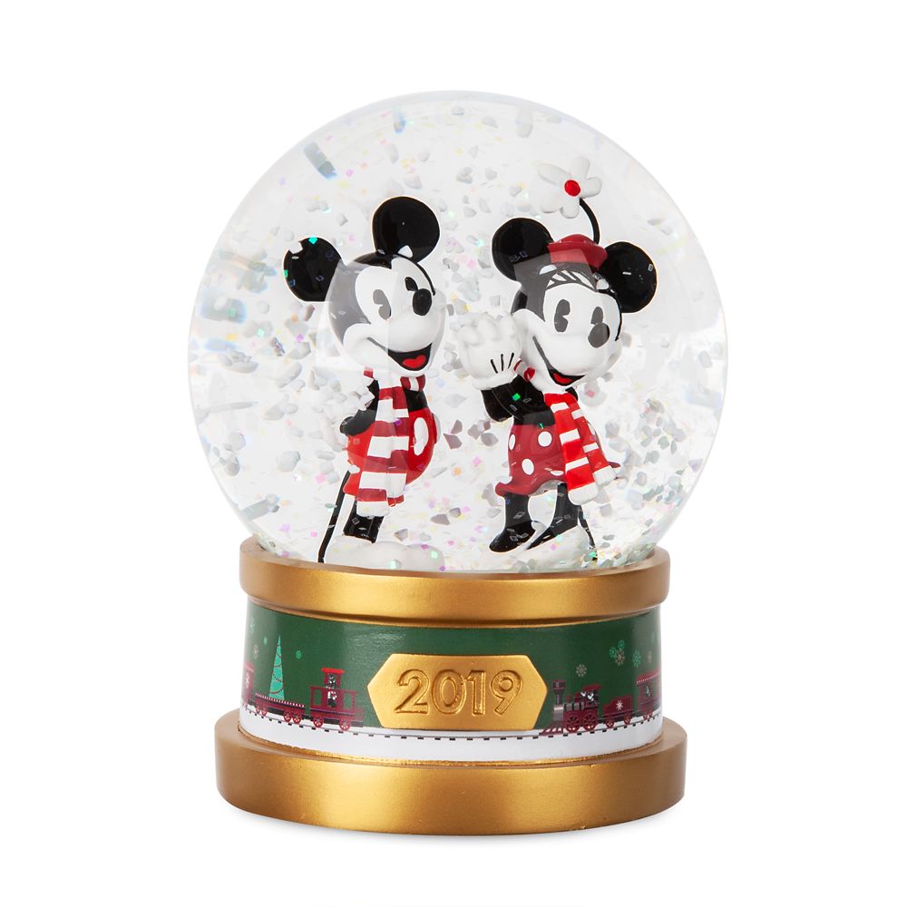 Mickey And Minnie Mouse Holiday Snowglobe 2019