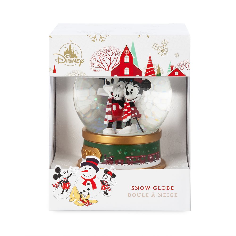 Mickey and Minnie Mouse Holiday Snowglobe 2019
