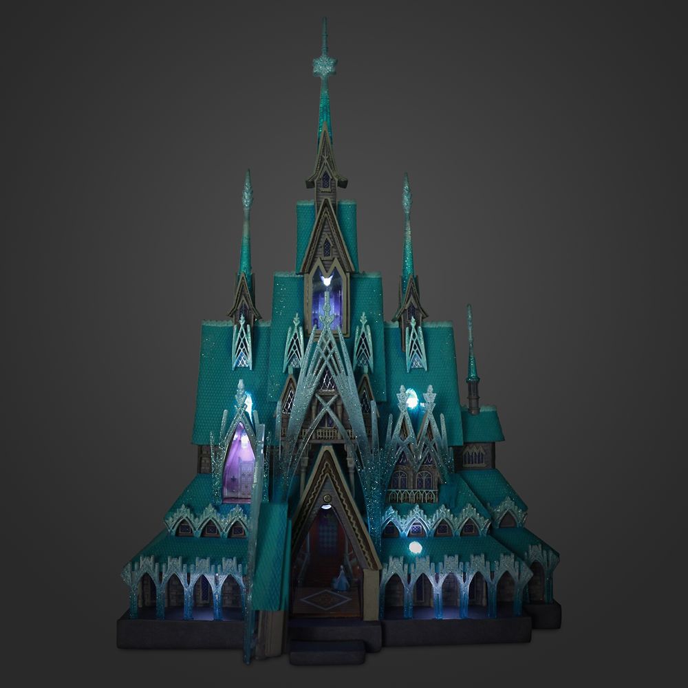 lego disney castle lights