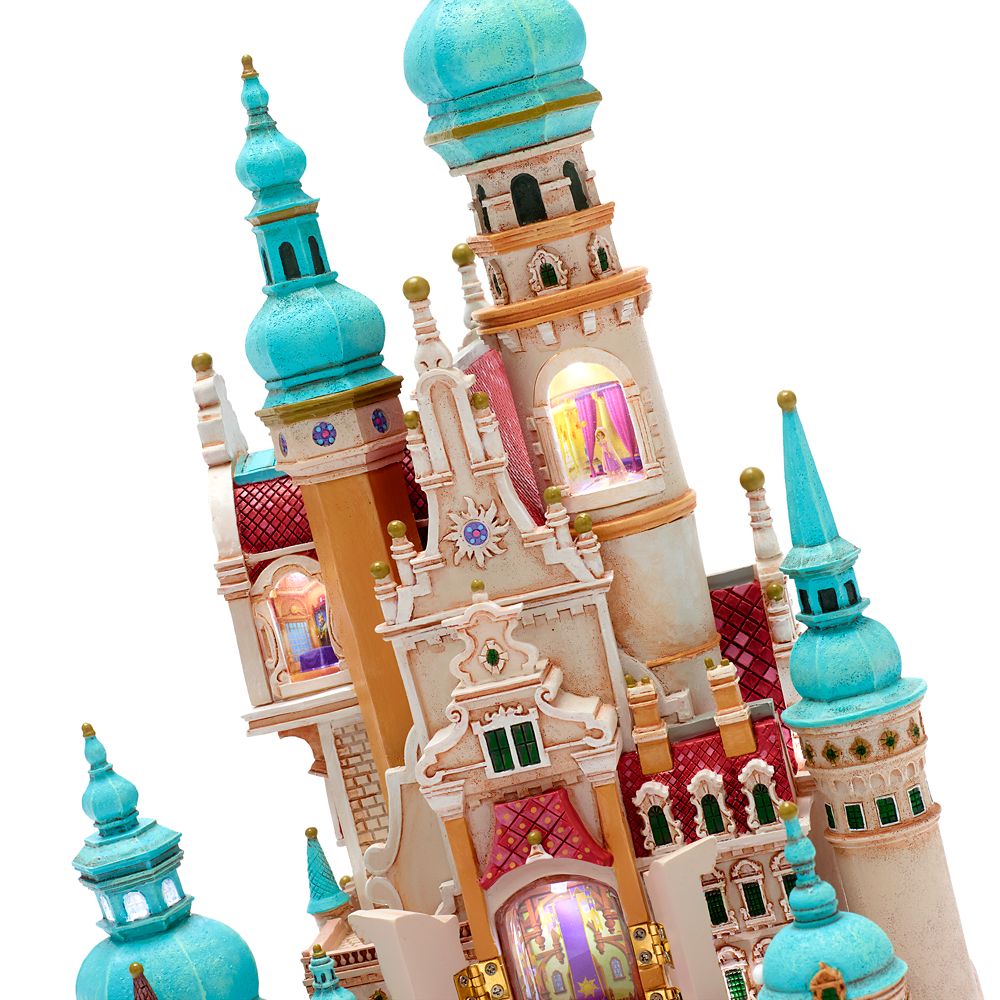 Rapunzel Castle Light-Up Figurine – Tangled – Disney Castle Collection ...