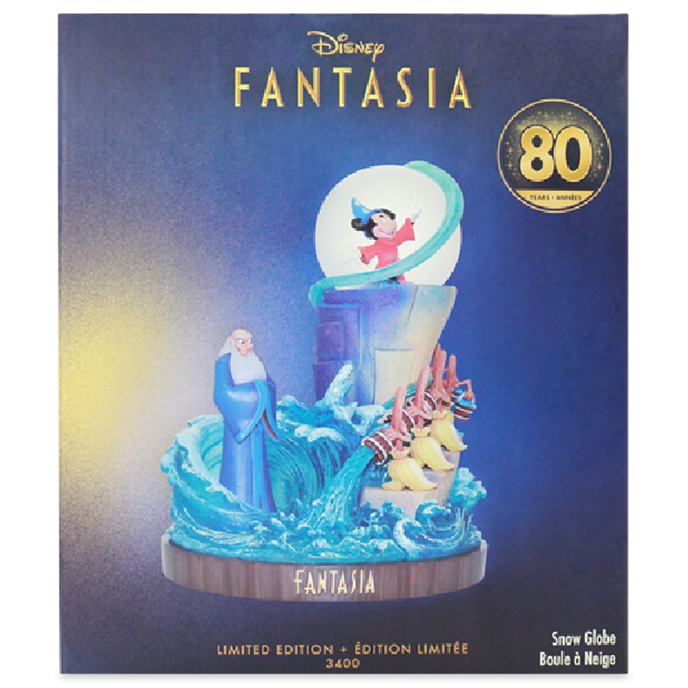 D23 Early Access Fantasia 80th Anniversary Figure with Snowglobe – Limited Edition