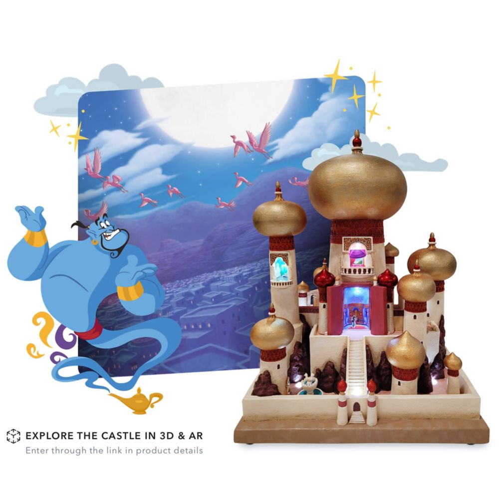 Jasmine Castle Light-Up Figurine – Aladdin – Disney Castle Collection – Limited Release