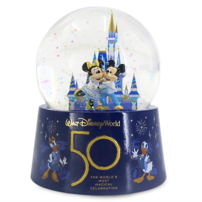 NEW Disney Parks Walt Disney World Mickey & Friends Icon Glitter Snowglobe 