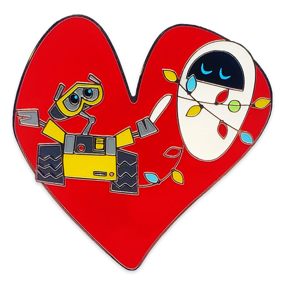 WALL•E and E.V.E. Heart Pin