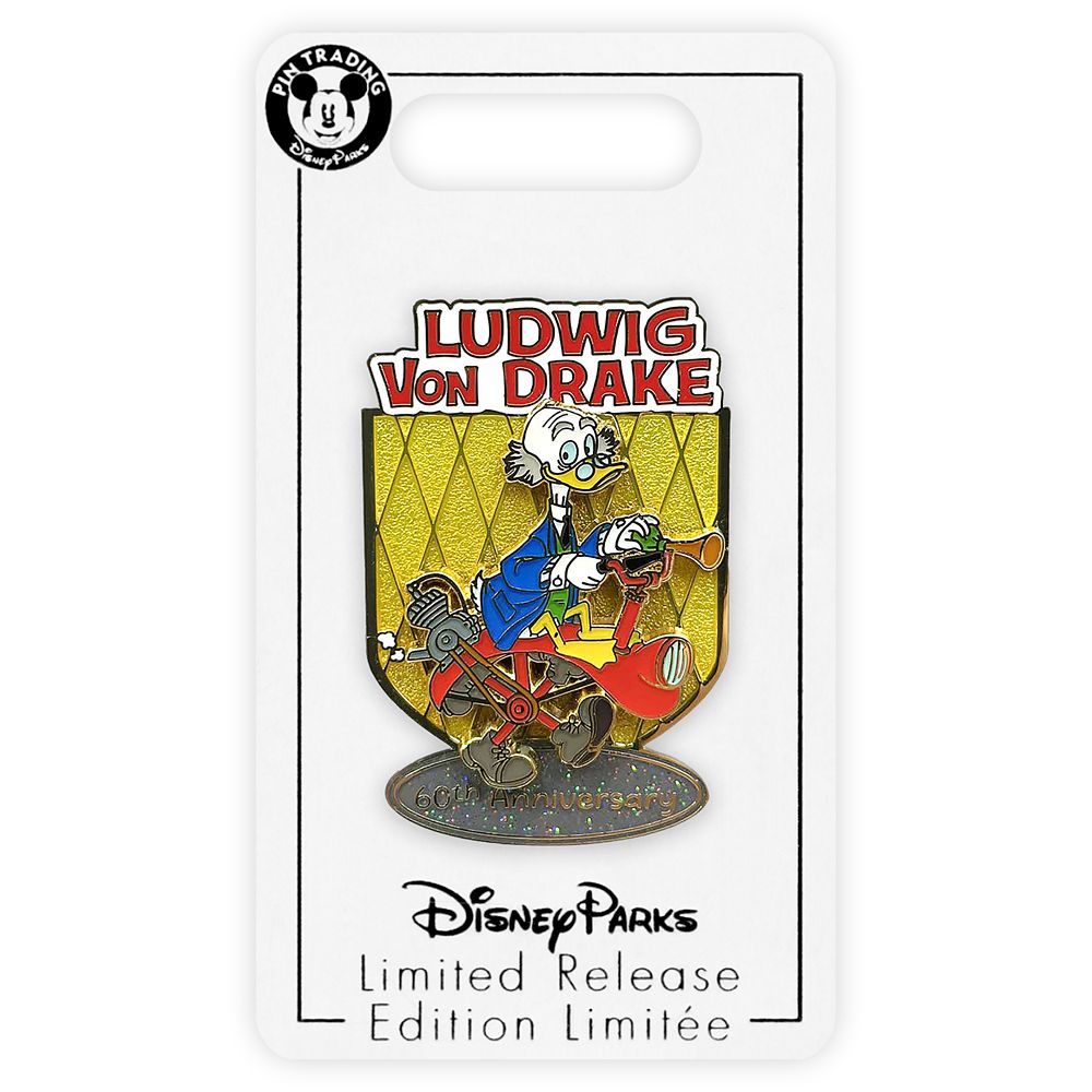Ludwig Von Drake 60th Anniversary Pin – Limited Release