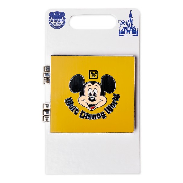 Mickey Mouse Photo Album Pin – Walt Disney World 50th Anniversary