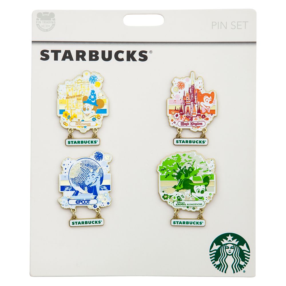 Starbucks Dangler Pin Set – Walt Disney World