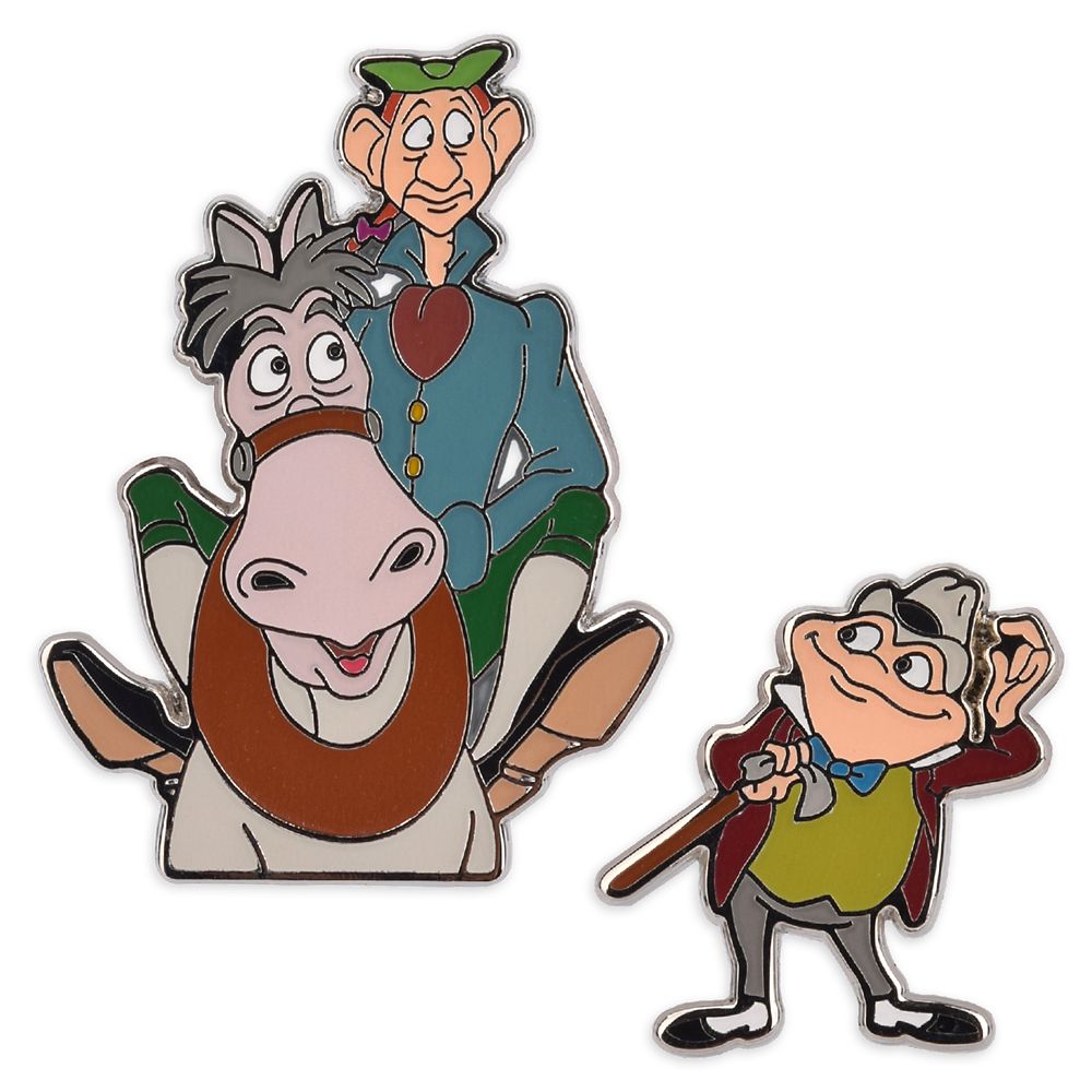 Ichabod and Mr. Toad Pin Set