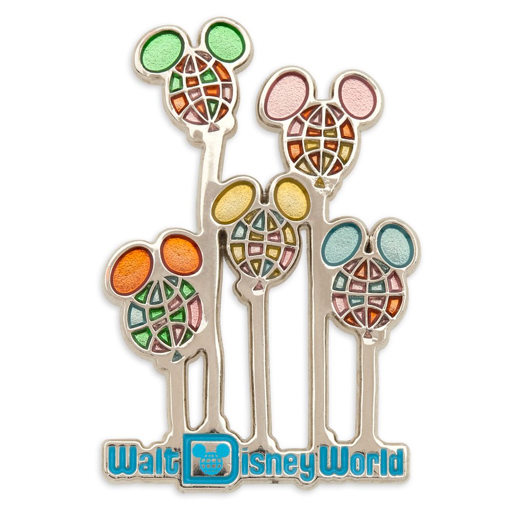 Mickey Mouse Balloons Pin – Walt Disney World 50th Anniversary – Limited Release